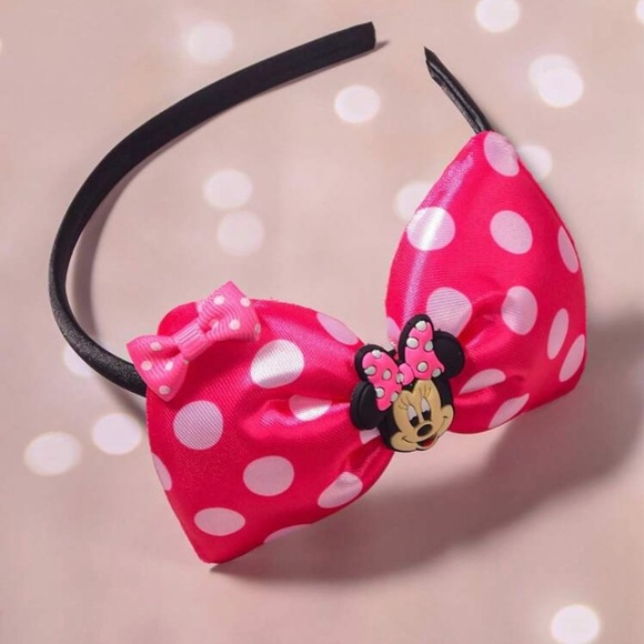 Minnie Mouse Polka Dot Hair Bows - Picture 2 of 5